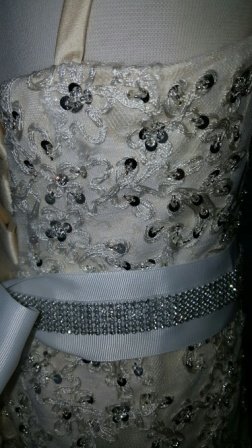 Flower girl dress train